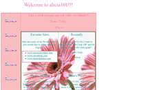 Desktop Screenshot of alicia101.com